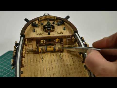 CUBIERTA-69- Como colocar las cadenas del molinete. HMS BEAGLE - Modelismo Naval