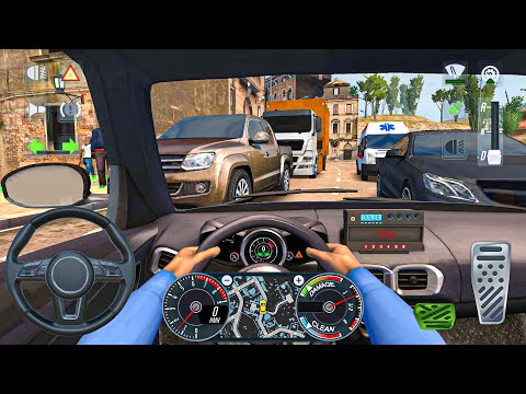 Taxi Driver Simulator 3D 2026: Mega city taxi driving simulator pickup passenger - android gameplay