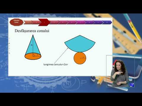 TeleŞcoala: Matematică clasa a VIII-a – Cilindrul circular drept. Conul circular drept (@TVR2)
