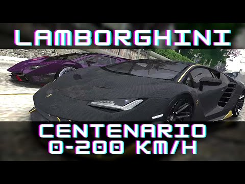 Lamborghini Centenario [0-200kmh] test | #shorts