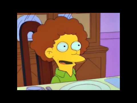 I don't want any damn vegetables - Todd - Simpsons