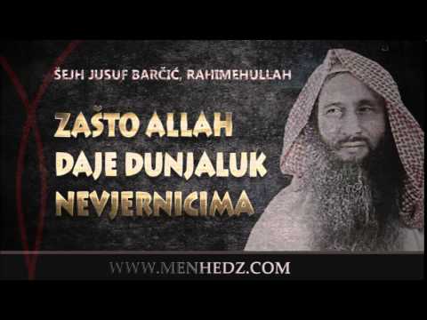 Zašto Allah daje dunjaluk nevjernicima