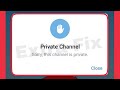 How To Fix Private Channel Sorry This Channel Is Private Problem Solve