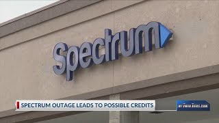 SPECTRUM OUTAGE LEADS TO POSSIBLE CREDITS