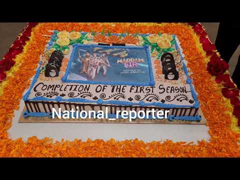 Maddam Sir Completes First Season   and Maddam sir Cake | Gulki Joshi,Yukti Kapoor