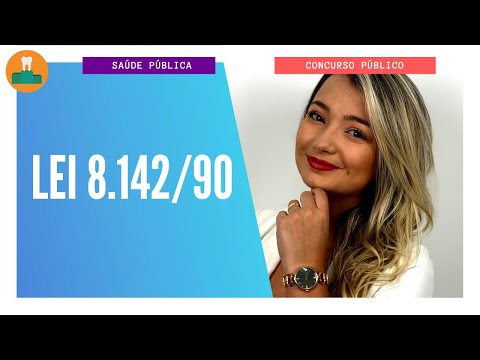 LEI 8.142/90 PARA CONCURSOS PÚBLICOS