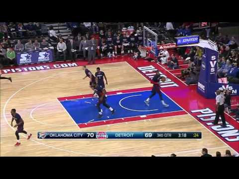 [HD] Oklahoma City Thunder vs Detroit Pistons | Full Highlights | December 07, 2014 | NBA