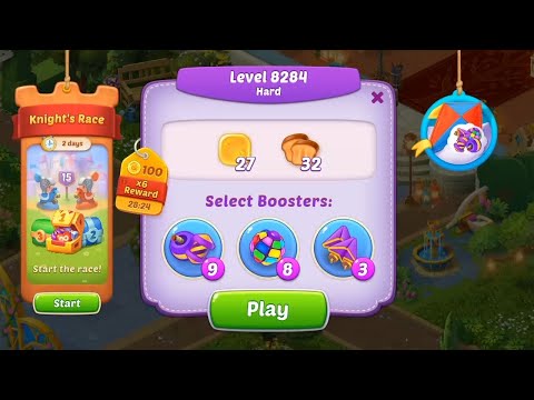 homescapes level 8284 | homescapes hard level