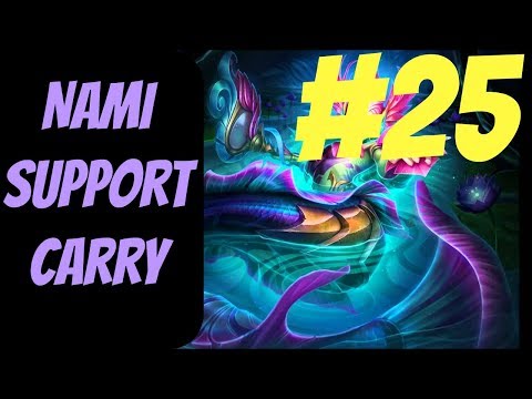 Nami In-Depth Gameplay #25 --  Season 8 -- League of Legends