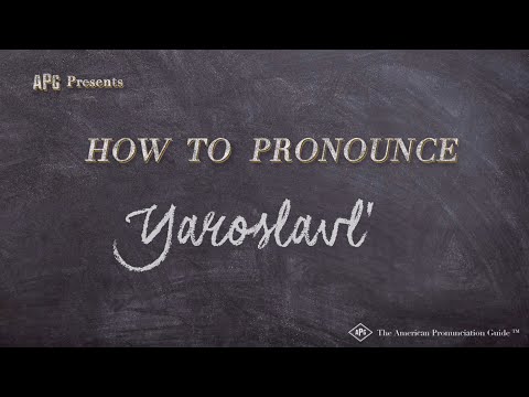 How to Pronounce Yaroslavl' (Real Life Examples!)