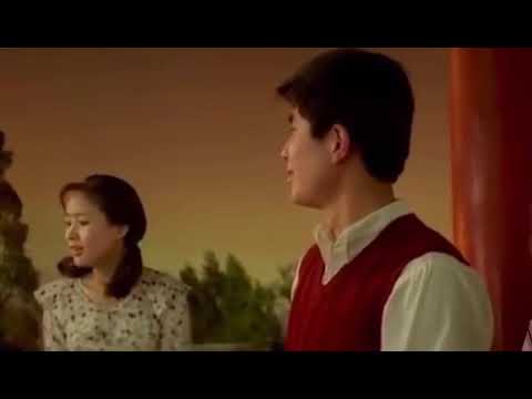 ”I love my mother land; I love the morning of my motherland”电影台词：《庐山恋》