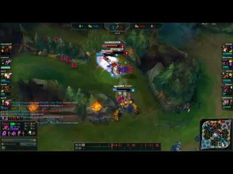 Rakan & Xayah vs. Miss Fortune, Xin Zhao & Blitzcrank