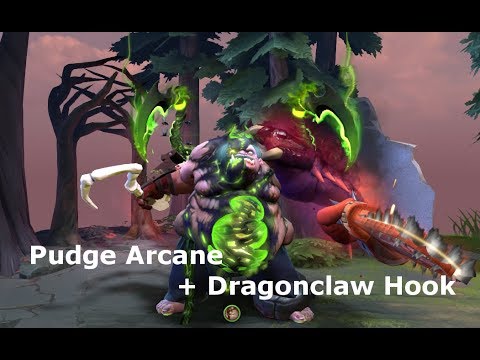 Pudge Arcane + Dragonclaw Hook - Dota 2