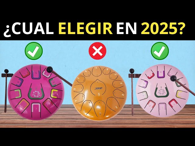 Vídeo relacionado con Rayzm Tambor de Lengua de Acero de Titanio de Bolsillo, 3 Pulgadas (8cm) 6 tonos A-Key Handpan Tank Drum, mini tambor de mano instrumento de percusión de escala pentatónica.