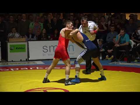 Halbfinale Vorkampf Bundesliga Ringen Saison 2017 18 , 71KG Danijel Janecic TUS Adelhausen vs Marc A