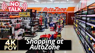 AutoZone (Auto Parts Store): Retail Walking Tour | Ambient 4K POV | Friday Morning | No Commentary