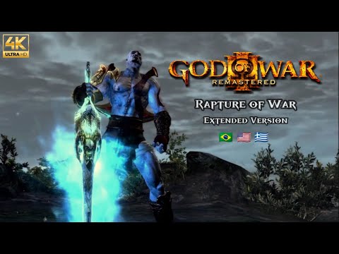 Rapture of War [Extended] | Lyrics ENG & PT - BR | God of War III - Soundtrack | 4K 60FPS