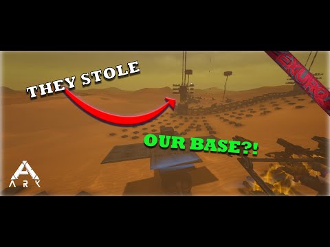 THEY STOLE MY ENTIRE BASE!? 3 Man PvP Servers - Ark: Survival Evolved MTS