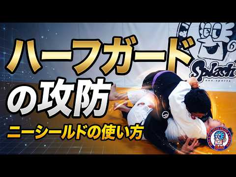 ハーフガードでのニーシールドの使い方