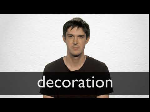 Decoration Synonyms | Collins English Thesaurus