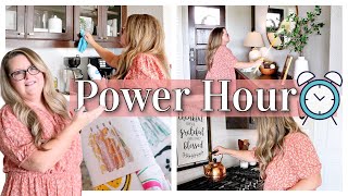 ⏱️Get More Done in Less Time: 5 Task Power Hour Cleaning Hacks