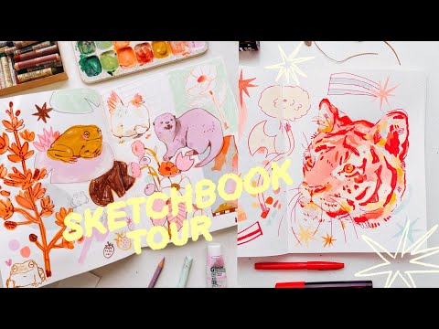 2020-2021 SKETCHBOOK TOUR ♡ HOW TO HAVE FUN IN YOUR SKETCHBOOK