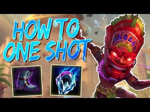 Ah Puch Solo: HOW TO ONE SHOT YOUR OPPONENT AT LEVEL 2 - Smite
