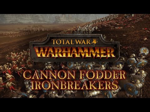 Total War: Warhammer - Cannon Fodder: Zombie Horde vs Ironbreakers!