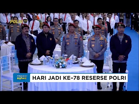 HARI JADI RESERSE POLRI KE-78 DILUNCURKAN APLIKASI ADUAN PELAYANAN RESERSE