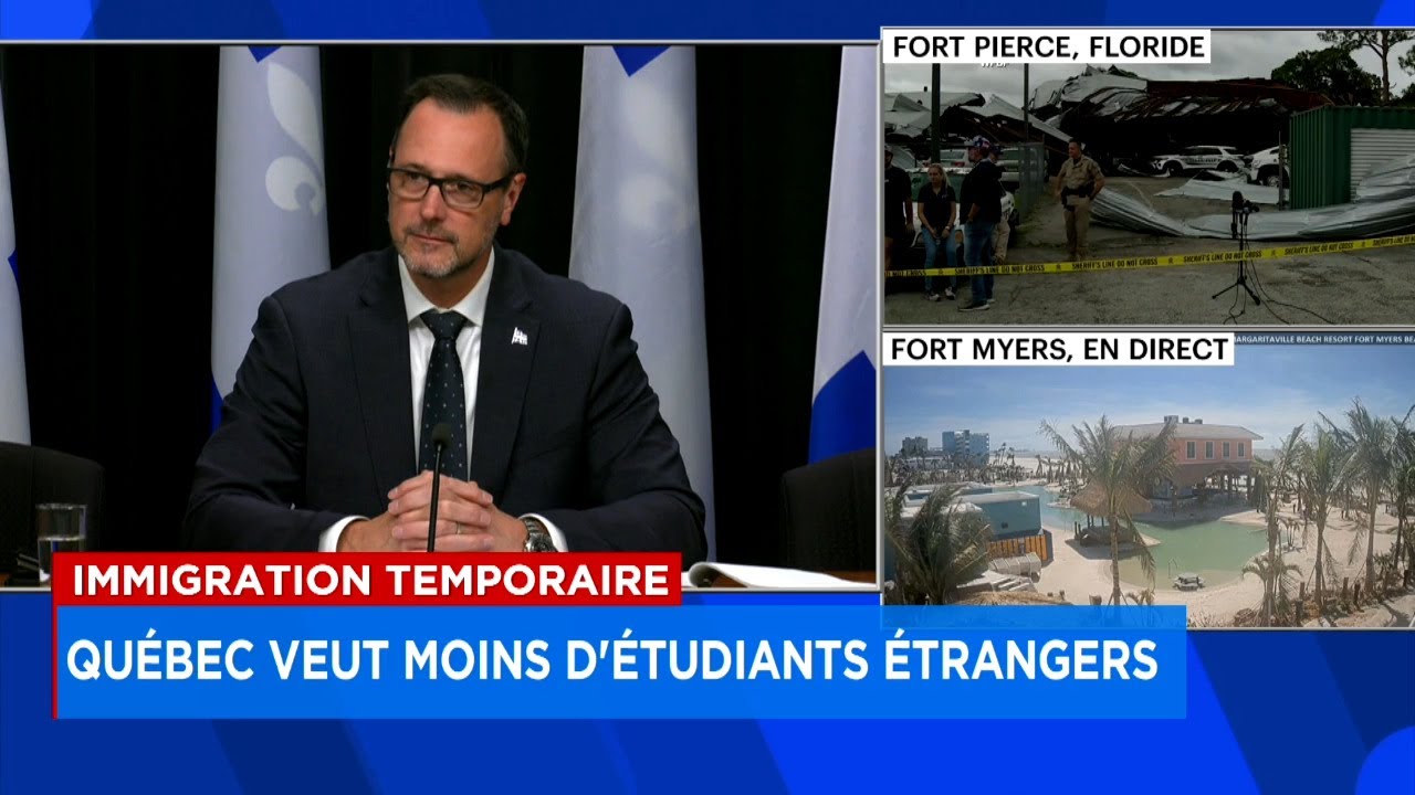 Immigration temporaire: Québec veut moins d'étudiants étrangers - Explications 12h