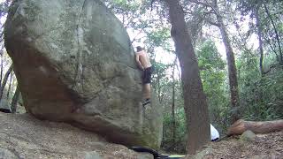 Video thumbnail of Problem 14 (Durkuek), 6a. Can Bruguera