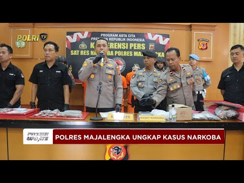 PRESISI UPDATE: POLRES MAJALENGKA UNGKAP KASUS NARKOBA 10/05/2025 14.00
