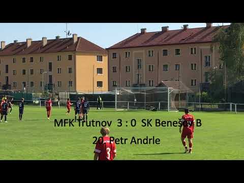 U19 Gólové akce, MFK Trutnov - SK Benešov, 28.9.2018