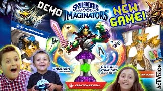 NEW SKYLANDERS IMAGINATORS Gameplay! Create Your Own DEMO w/ Starter Pack Toys (2016 Game Reveal)