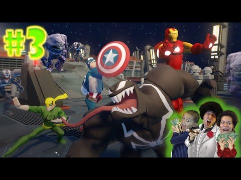 Disney Infinity 2.0 Marvel Super Heroes: CO-OP Gameplay Walkthrough part 3 THE AVENGERS