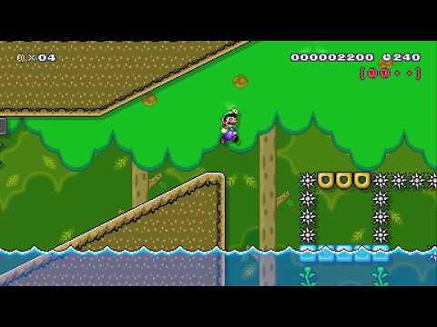 1-6 Splash by Krummski ~ World Record! - Super Mario Maker 2 - No Commentary 1by