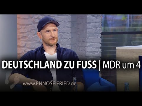 3442 km Deutschland zu Fuß - Enno Seifried zu Gast bei MDR um 4 - im Gespräch mit Peter Imhof