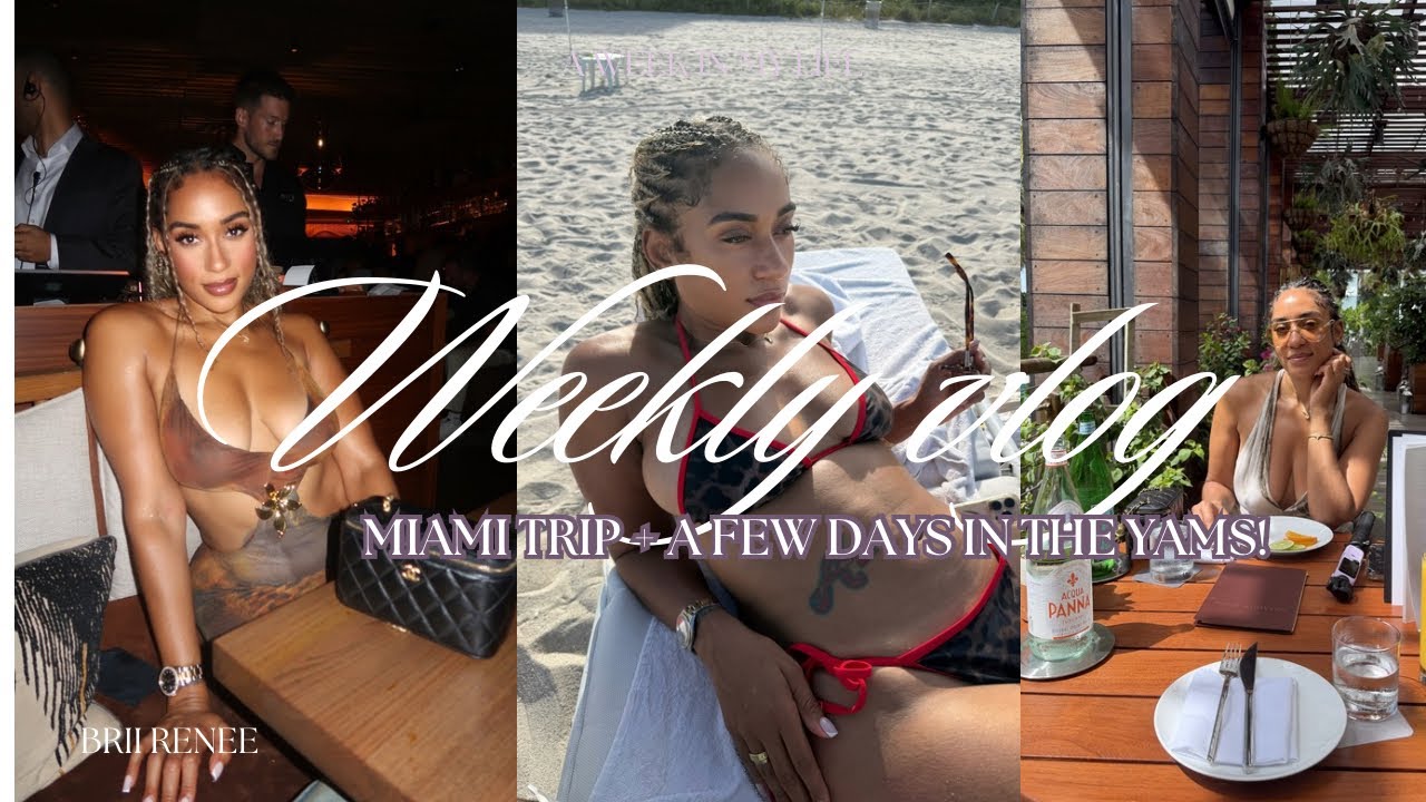 MIAMI VLOG + A FEW DAYS IN THE YAMS + WHAT YALL THINK ABOUT THIS HOTEL +TRYING NEW RESTURANTS