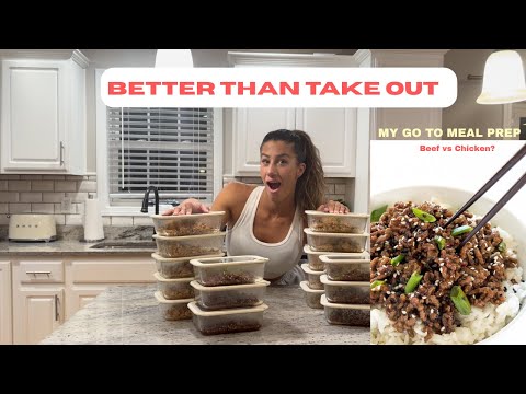 Korean Beef Bowl Meal Prep | Easy High Protein Recipe | 540 Calories 45g Protein