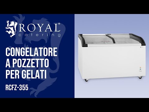 Video - Congelatore a pozzetto per gelati - 355 L