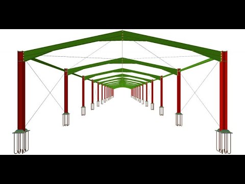 Training proiectarea structurilor metalice în Portal Frame Generator și CYPE 3D a unei hale metalice