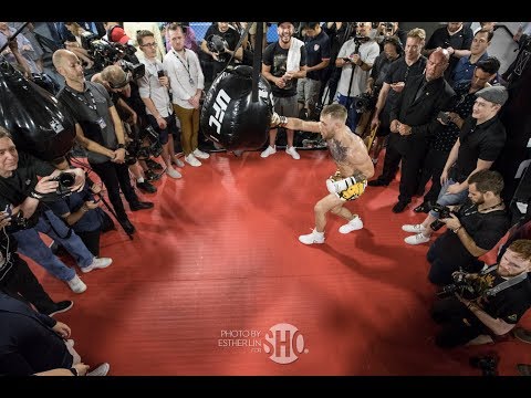 Conor McGregor Media Workout Highlights - MMA Fighting