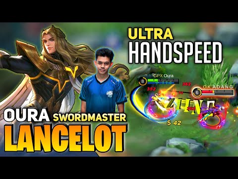 Lancelot New Skin Swordmaster, Ultra Hand Speed Lancelot, By OURA - Mobile Legends