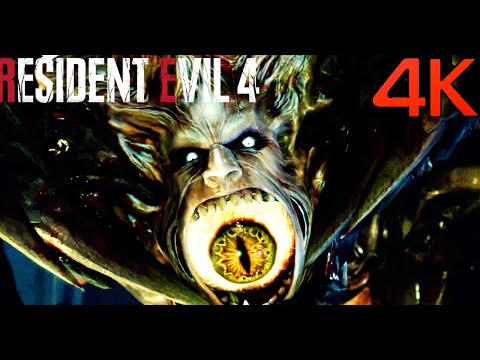 RESIDENT EVIL 4 REMAKE ENDING - Lord Saddler Final Boss Fight & Ending 4K (#ResidentEvil4Remake End)