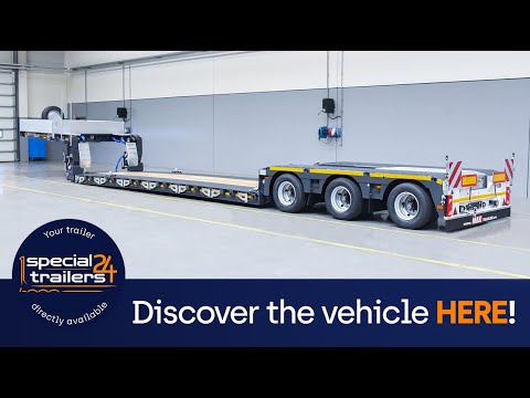 Faymonville - MAX510 extendable low loader w/ 3 knuckle-steered axles