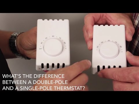 What's the difference between a double-pole and single-pole thermostat? | Cadet FAQ