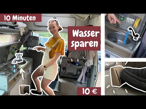 FUßSCHALTER im Camper | Wasser sparen im VW T3 | ROLERO