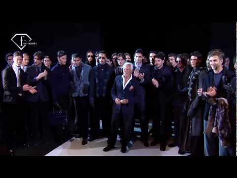 fashiontv | FTV.com - MILAN MAN F/W 2009-10-  GIORGIO ARMANI - FRONT ROW