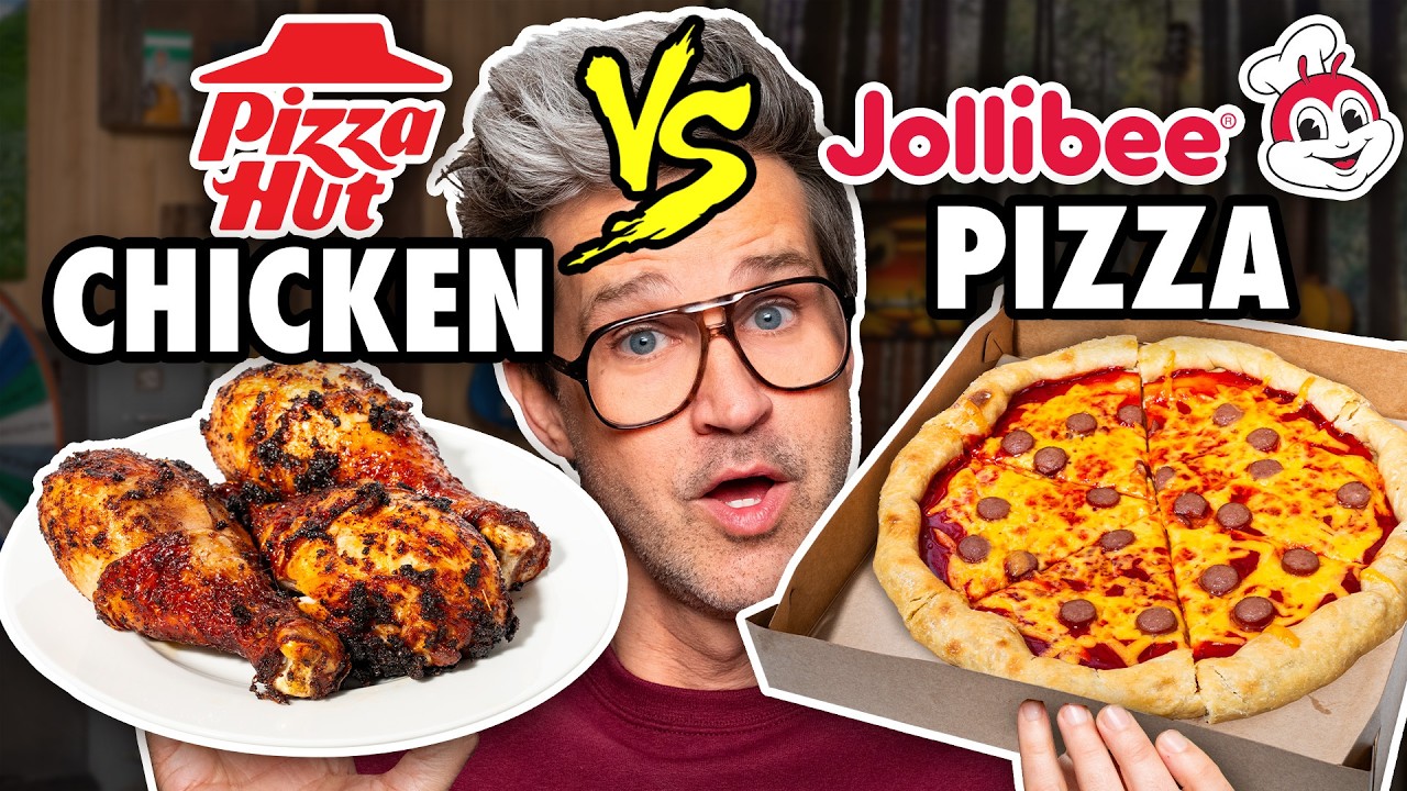 Pizza Hut & Jollibee Mashup (Taste Test)