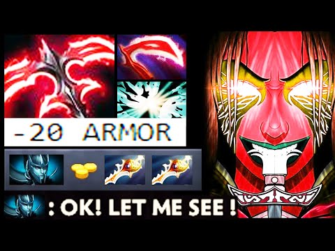 WTF LEVEL 5 DESOLATOR! -20 ARMOR Stygian Rapier Phantom Assasin 100% Crazy Build Dota 2 Pro Gameplay